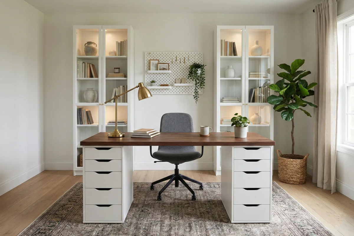 17 Budget-Friendly Ikea Home Office Ideas For A High-End Look ...