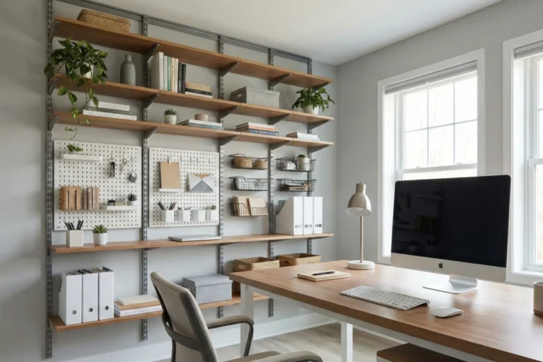 16 Vertical Office Organization Ideas To Double Your Desk Space