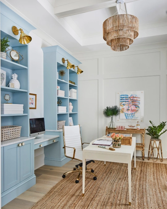 Coastal Blue Custom Built-ins