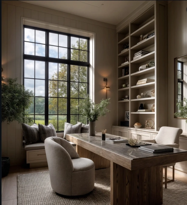 Moody Stone and Wood Executive Den