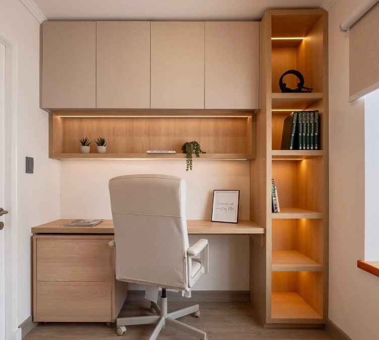 Integrated Wall Unit with Lighting