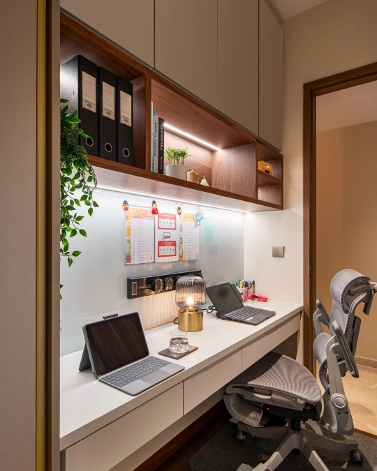 Built-In Niche Cabinets and Shelving