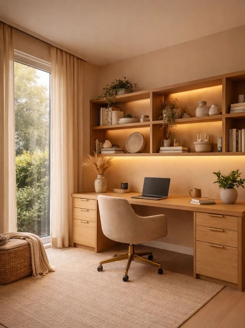 Glowing Shelf Display