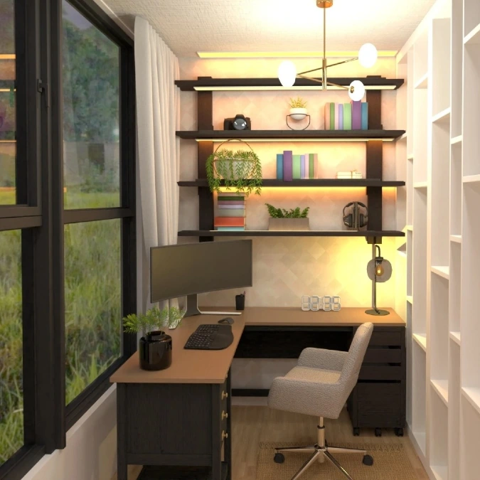 Compact Illuminated Corner