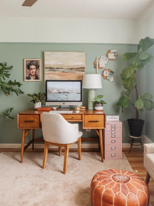 Pastel Mid-Century Studio