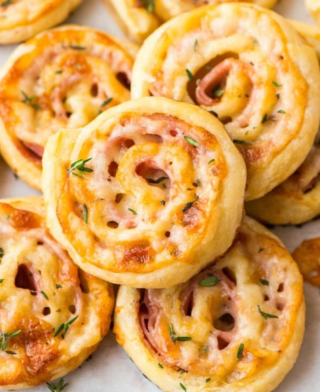 Ham Cheese Pinwheels
