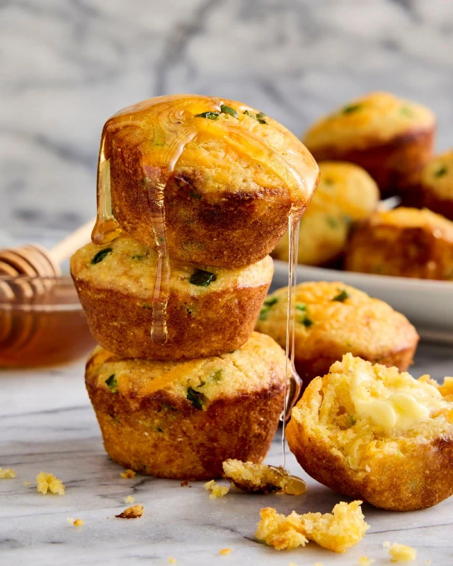 Jalapeno Cornbread Muffins