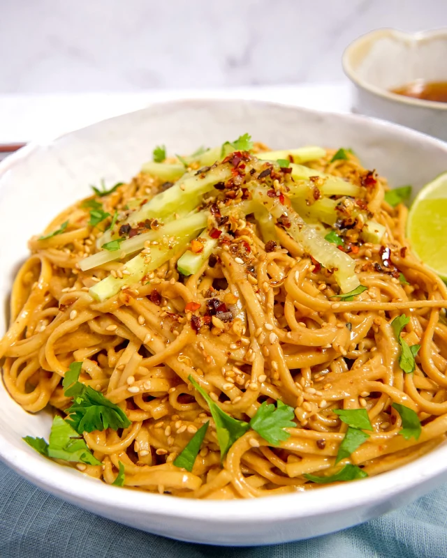 Cold Sesame Noodle Bowl