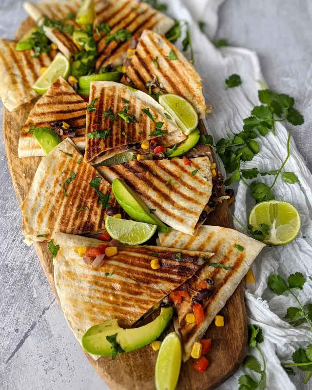 Black Bean and Corn Quesadilla