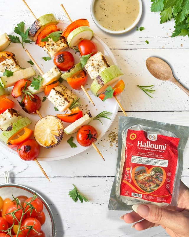Halloumi Skewers