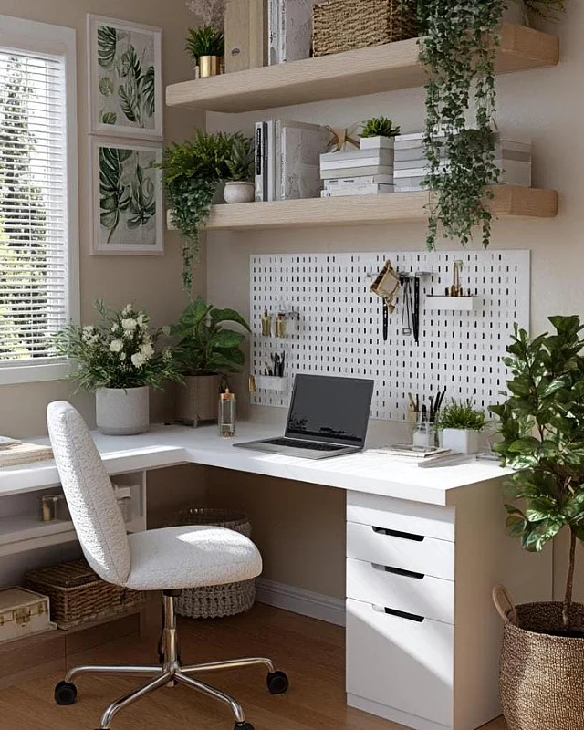Botanical Pegboard Station