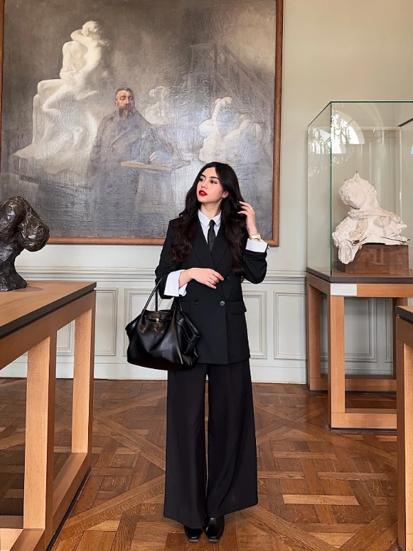 Formal Black Suit and Tie