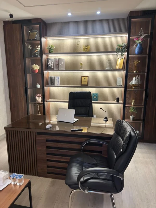 Award Displays and Slat Backdrops