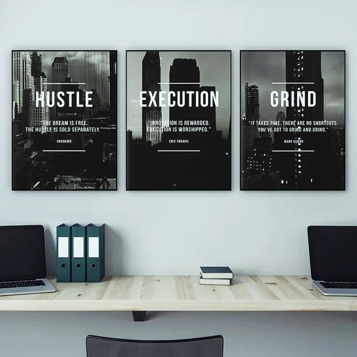 Monochrome Motivational Posters