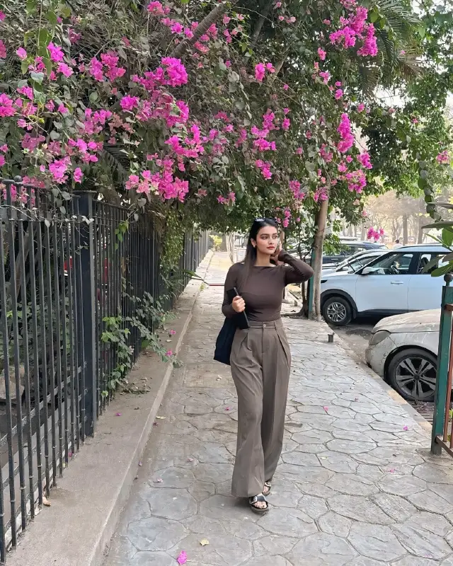 Earth Toned Basics with Pleated Slacks