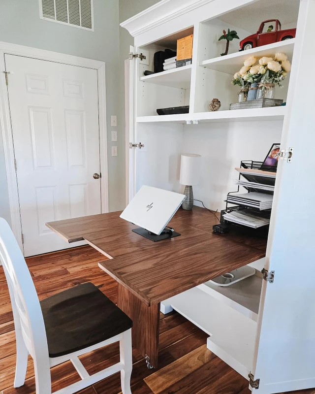  Folding Armoire Desk