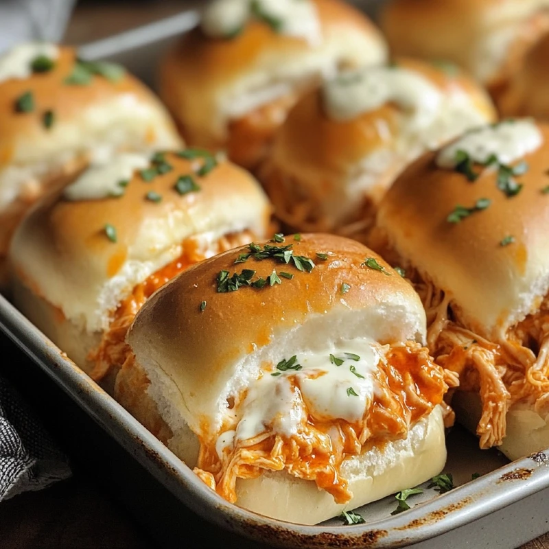 Buffalo Chicken Sliders