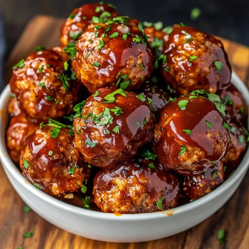BBQ Turkey Meatballs