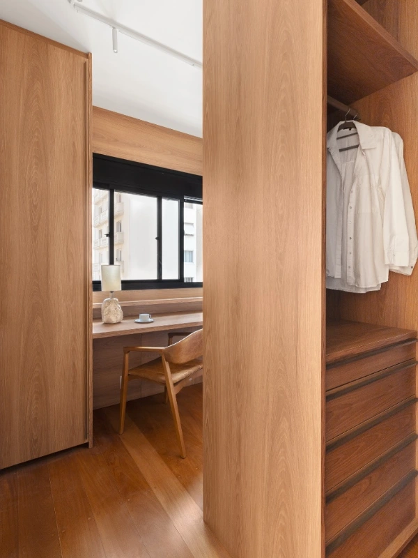 Integrated Wardrobe Workspace