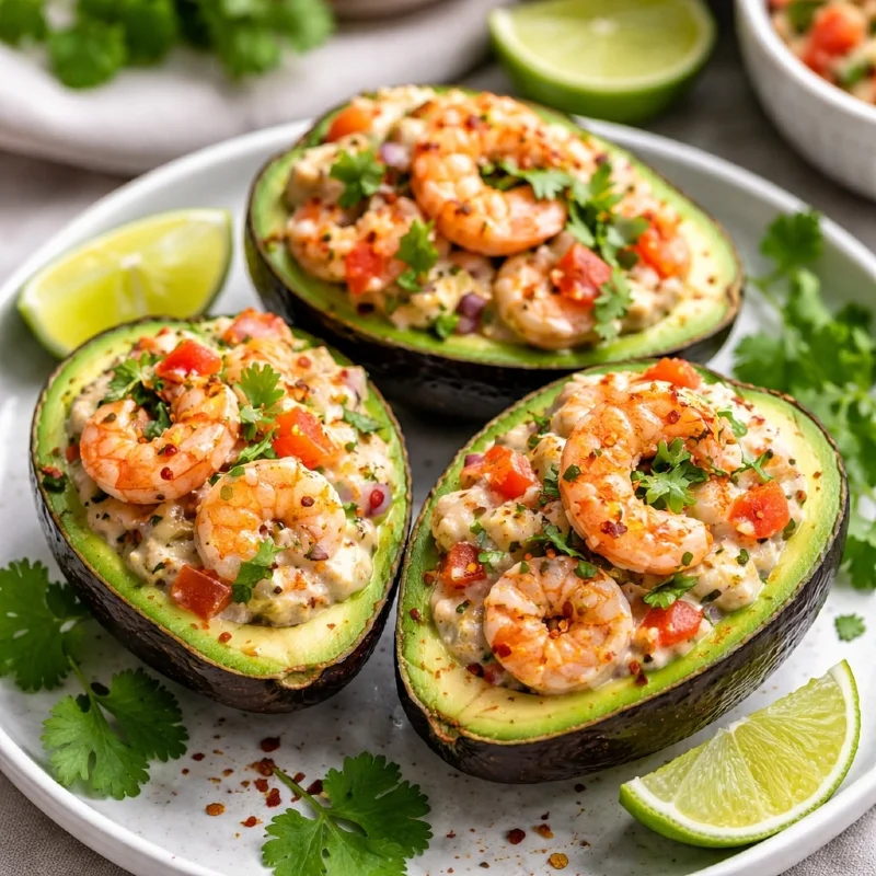 Shrimp Avocado Boats