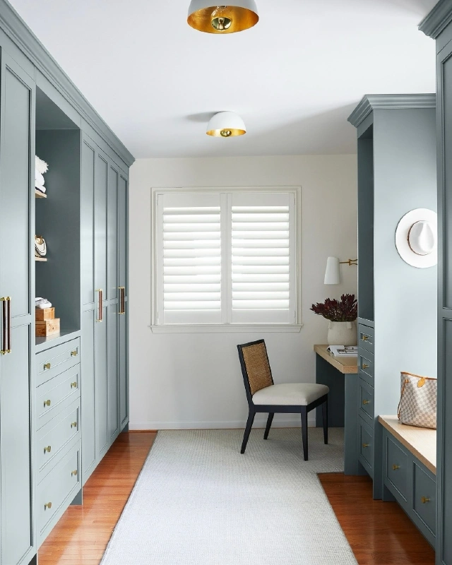 Slate Blue Custom Cabinetry