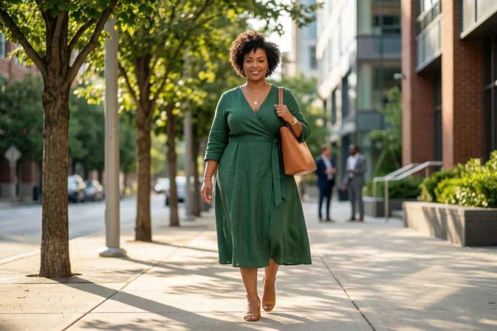 Flattering Summer Work Outfits For Plus Size Women