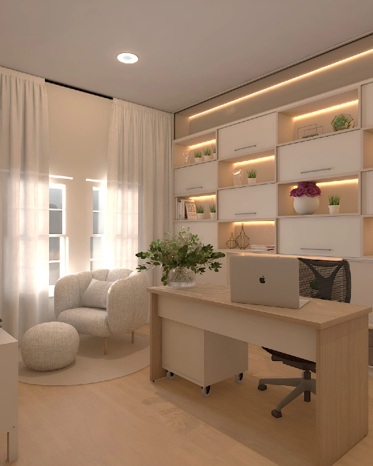 Soft Warm Perimeter Lighting