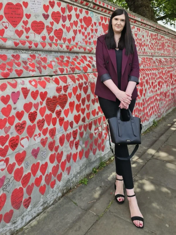 Burgundy Blazer and Slim Fit Trousers
