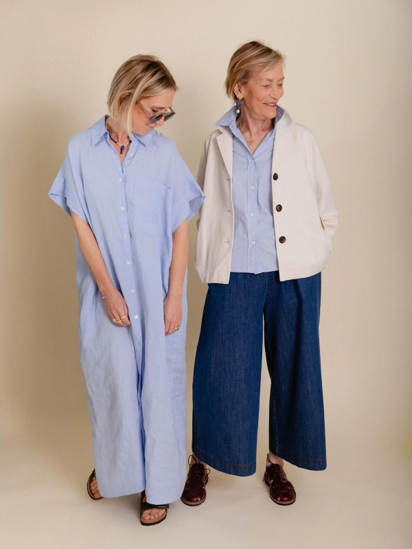 Chambray Layered Look