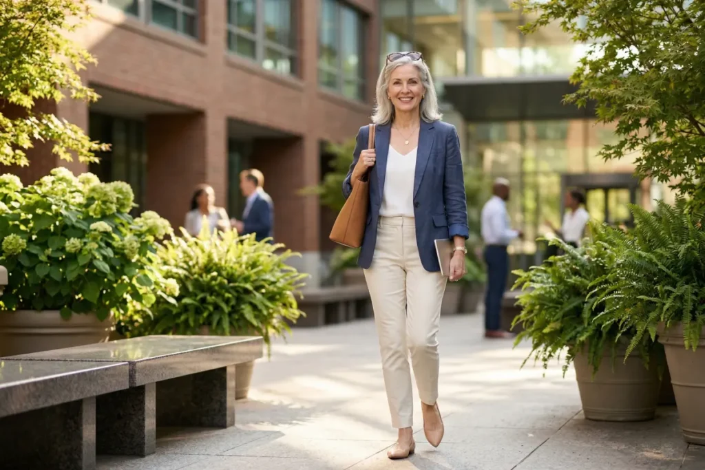 Classy Summer Work Outfits For Women Over 50