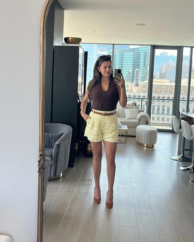 Knit Polo and Tailored Shorts