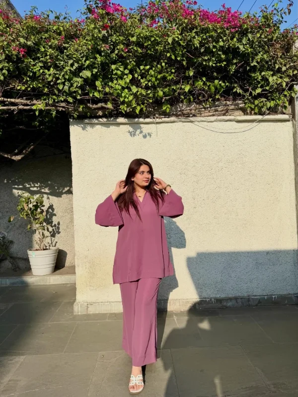 Mauve Monochrome Set