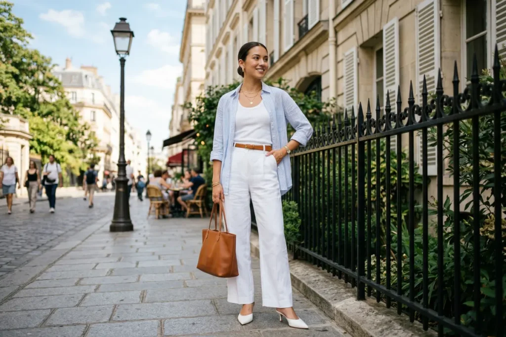 Elongating Summer Work Outfits For Petite Women