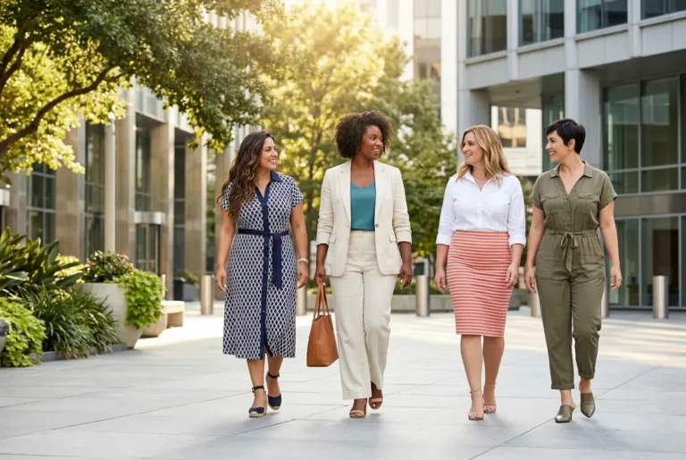 17 Chic Summer Work Outfits For Curvy Women To Wear This Season