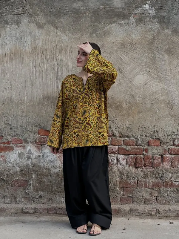 Paisley Tunic and Voluminous Trousers