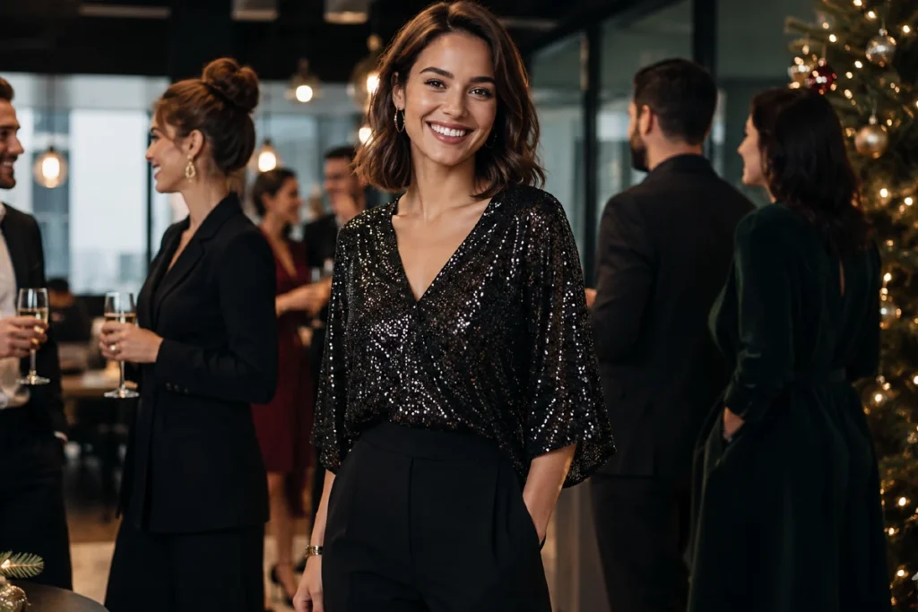 22 office party outfits that are festive enough for fun but safe enough for Monday