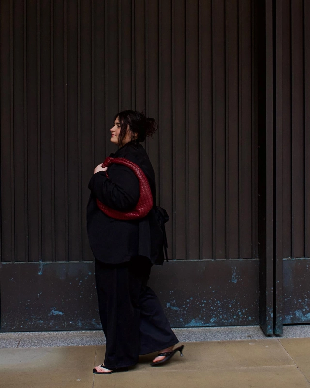 Oversized Black Power Suit