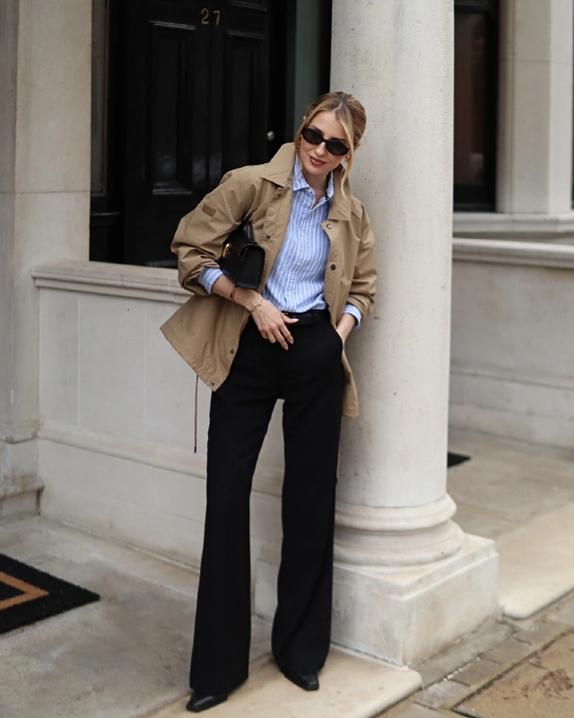 Utility Jacket and Striped Oxford