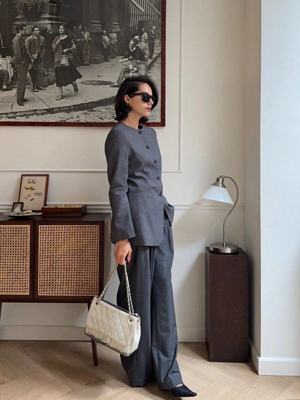 Minimalist Grey Suit