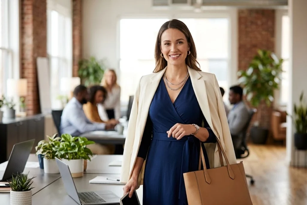 23 office outfits for new moms that are nursing-friendly and actually look professional