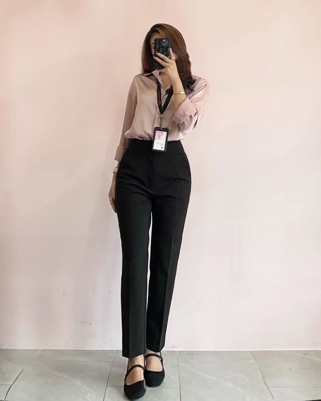 The Satin Button Down
