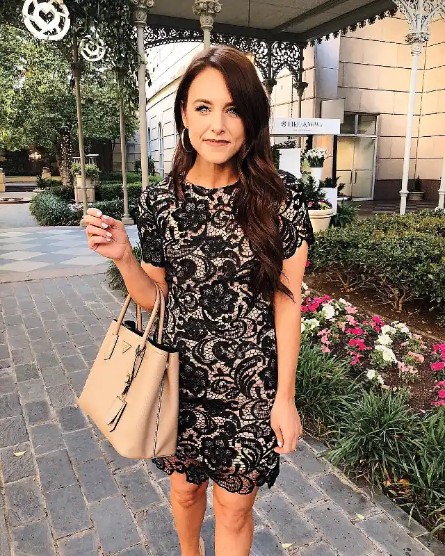 Black Lace Sheath Dress