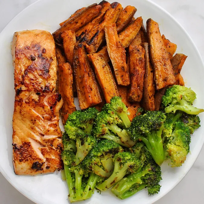 Salmon Sweet Potato Lunch Box