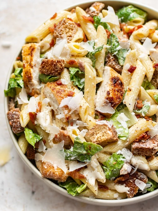  Chicken Caesar Pasta Salad