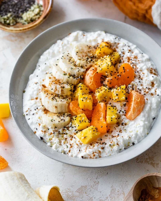  Cottage Cheese Fruit Bowl