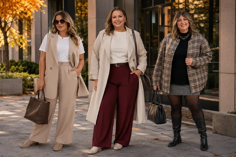 18 Flattering Fall Work Outfits For Plus Size Women