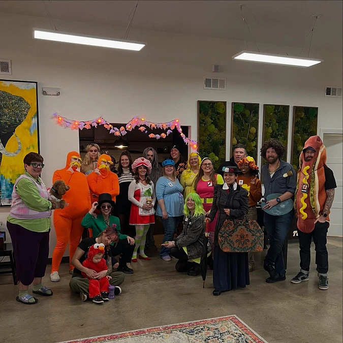 Colorful Characters for a Group Costume