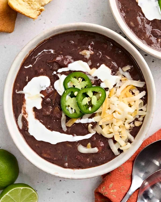 Smoky Black Bean Soup