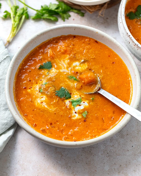 Red Lentil Curry Soup
