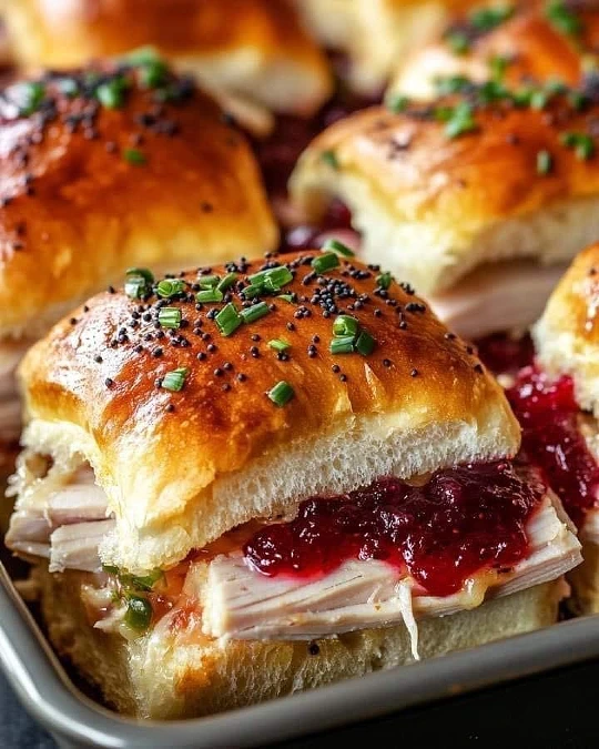 Cranberry Turkey Sliders